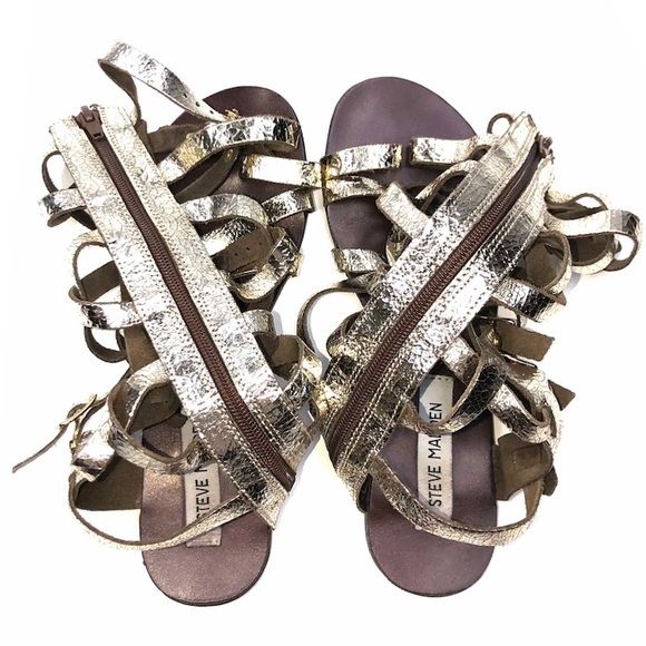 STEVE MADDEN GLADIATOR SANDALS - Picture 8 of 9